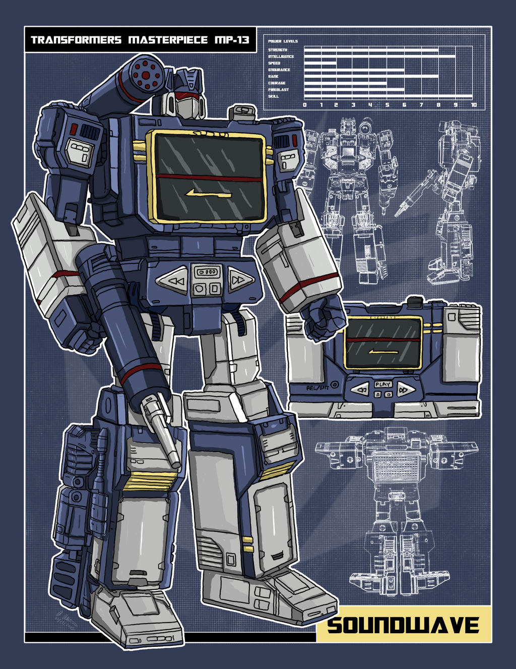 Transformers Masterpiece MP-13 Soundwave by archaznable30 on DeviantArt