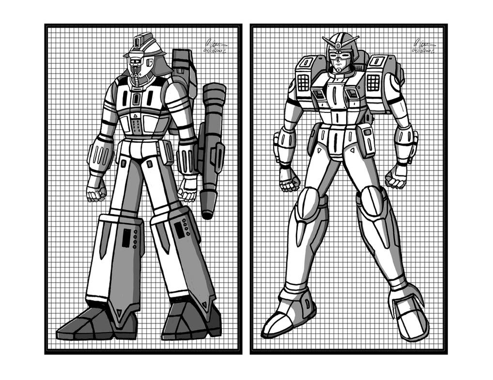 Captain Mech Bundle Mech Bundle's by archaznable30 on DeviantArt