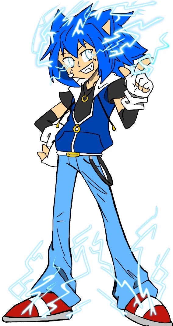 Sonic Jr (age 15) by ArkhamKnightXD on DeviantArt