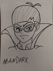 FusionFall Ink Sketch: Mandark