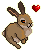 Heart Bunny Icon