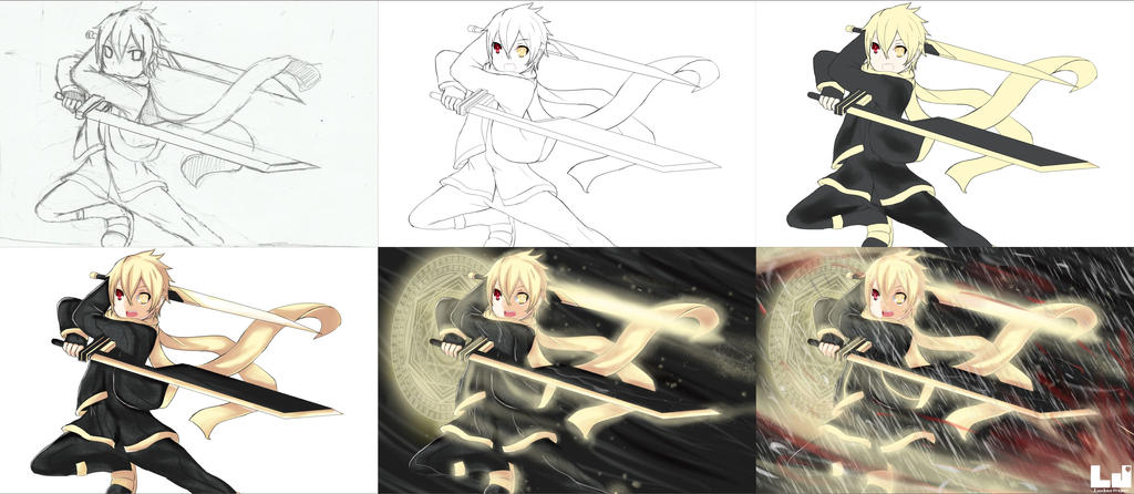 Step By Step - 12 Slash by LoveJuiceP on DeviantArt