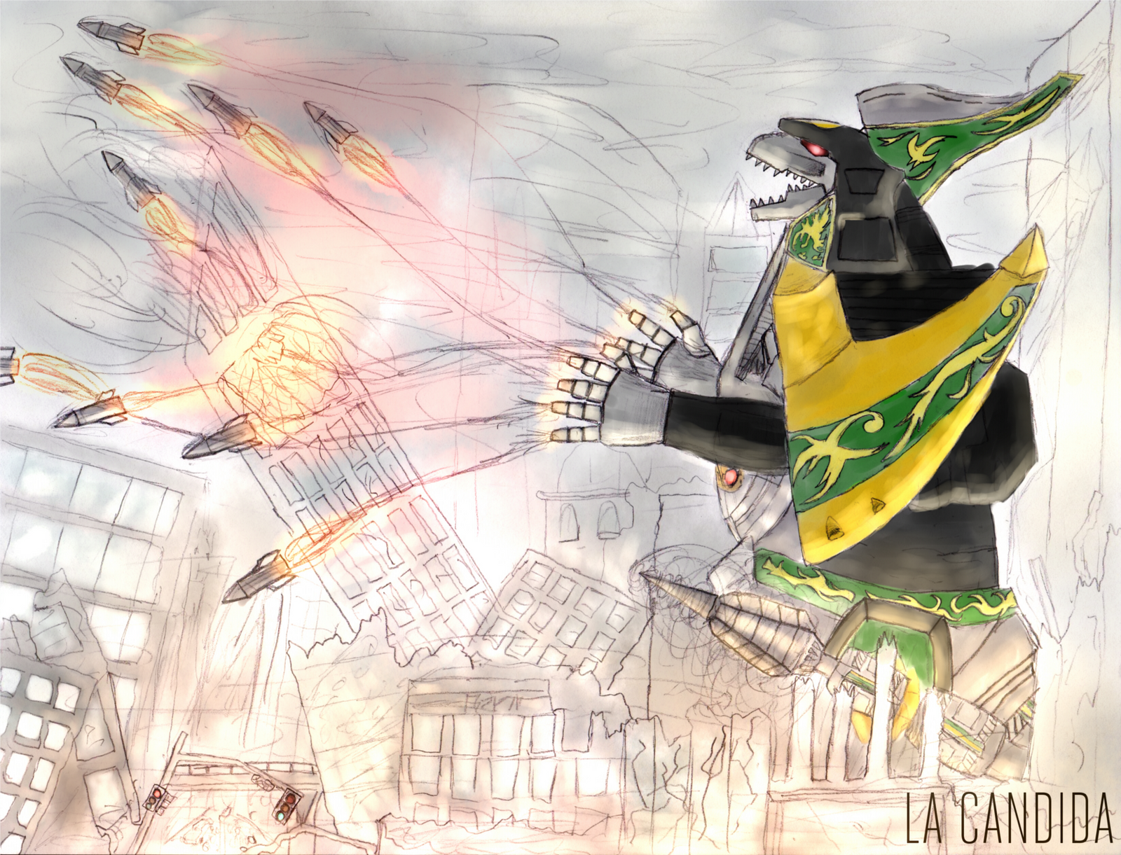 Attack of the Dragonzord!