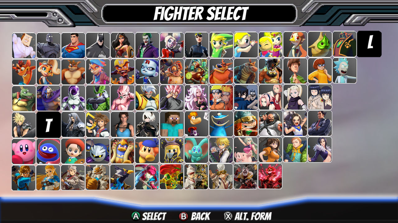 Upcoming MMD Project - Character Select by TheHomingBlueStar on DeviantArt