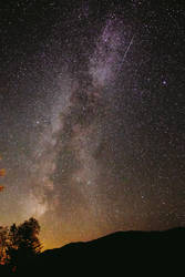 Perseid and the Milky Way Vancouver 2016 Aug