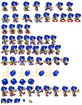 Sonic Jr- Normal Sprite Sheet by xXCamTroXx on DeviantArt