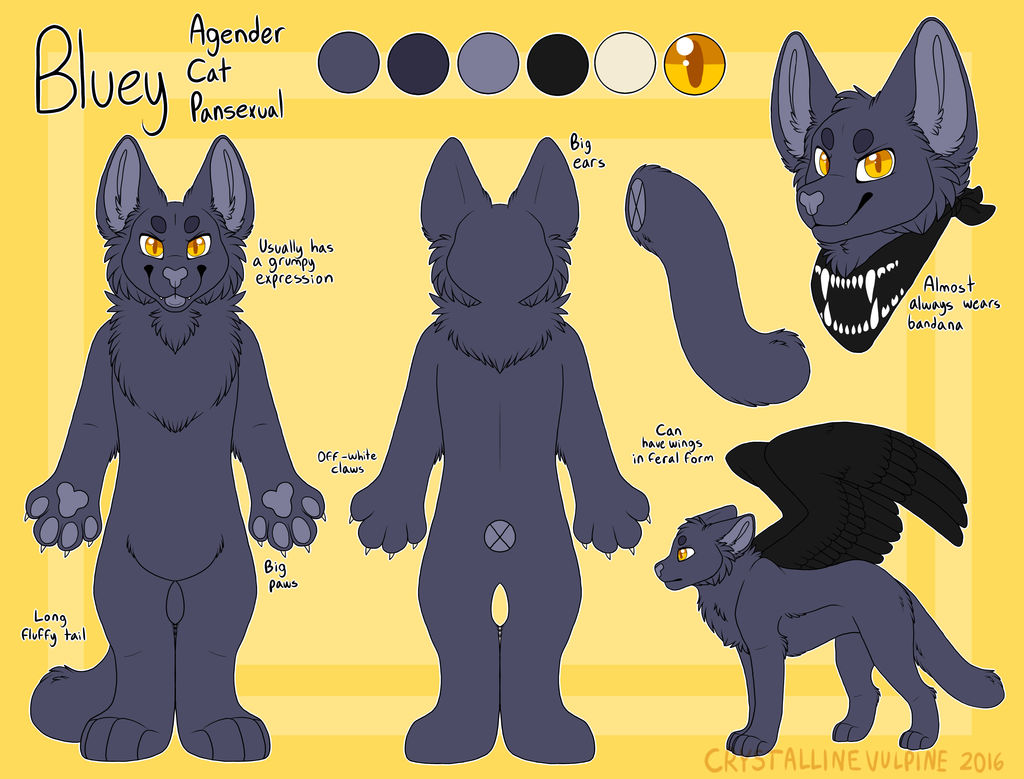 Bluey Reference Sheet 2016 by PLUSHIETEETH on DeviantArt