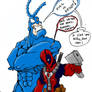 Deadpool and The Tick Team-up