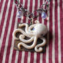 White Octopus Necklace