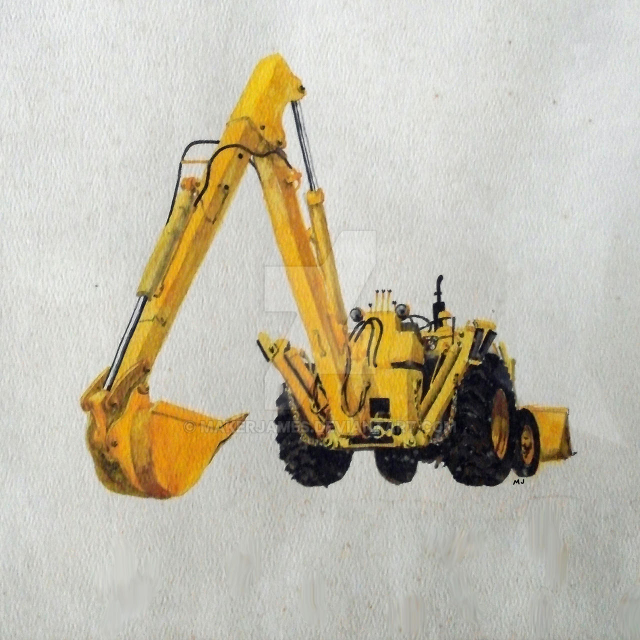 Case Backhoe Deviantart Backhoe or Arachnid by MakerJames on DeviantArt