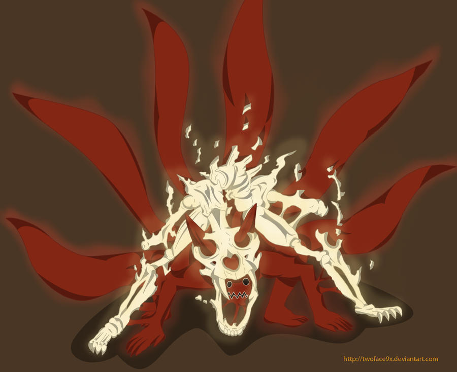 9 Tails Rage Nine tails by twoface9x on DeviantArt