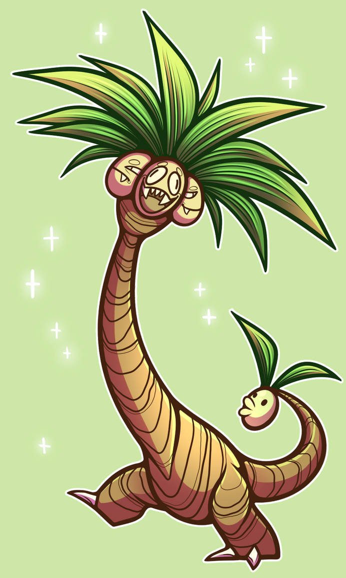 Exeggutor by kaijubrainsDA on DeviantArt