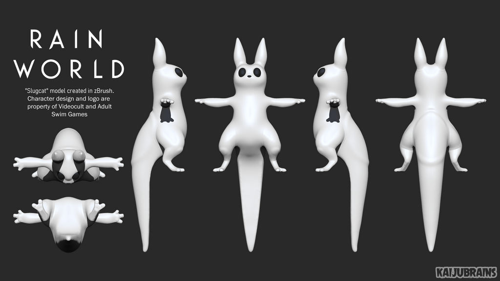 Slugcat by kaijubrainsDA on DeviantArt