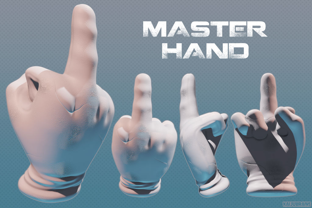 Master Hand by kaijubrainsDA on DeviantArt