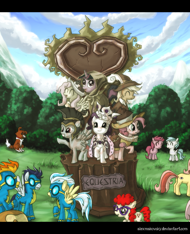 MLP Fim Statue of Friendship ver_2