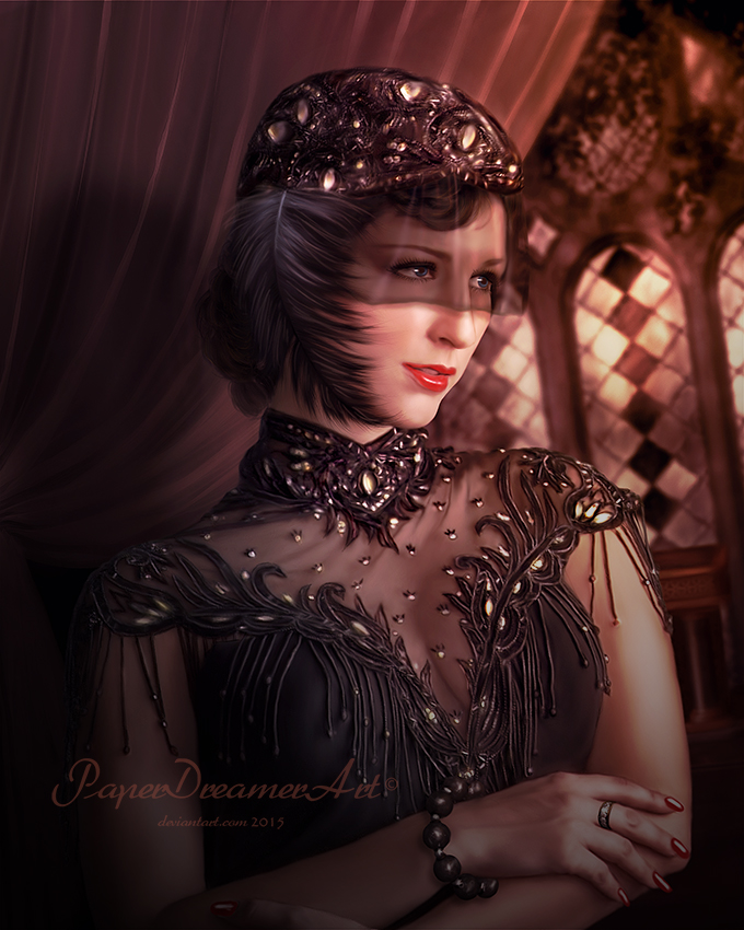 The Rich Widow by PaperDreamerArt