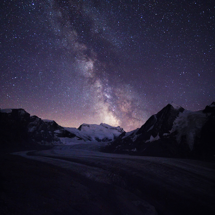 Grand Combin and Milky Way