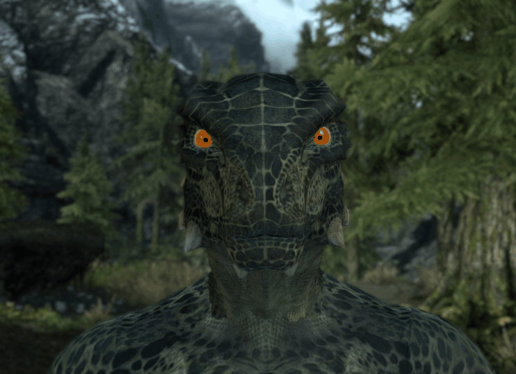 Argonian Male Facerig Character by Zefnoly