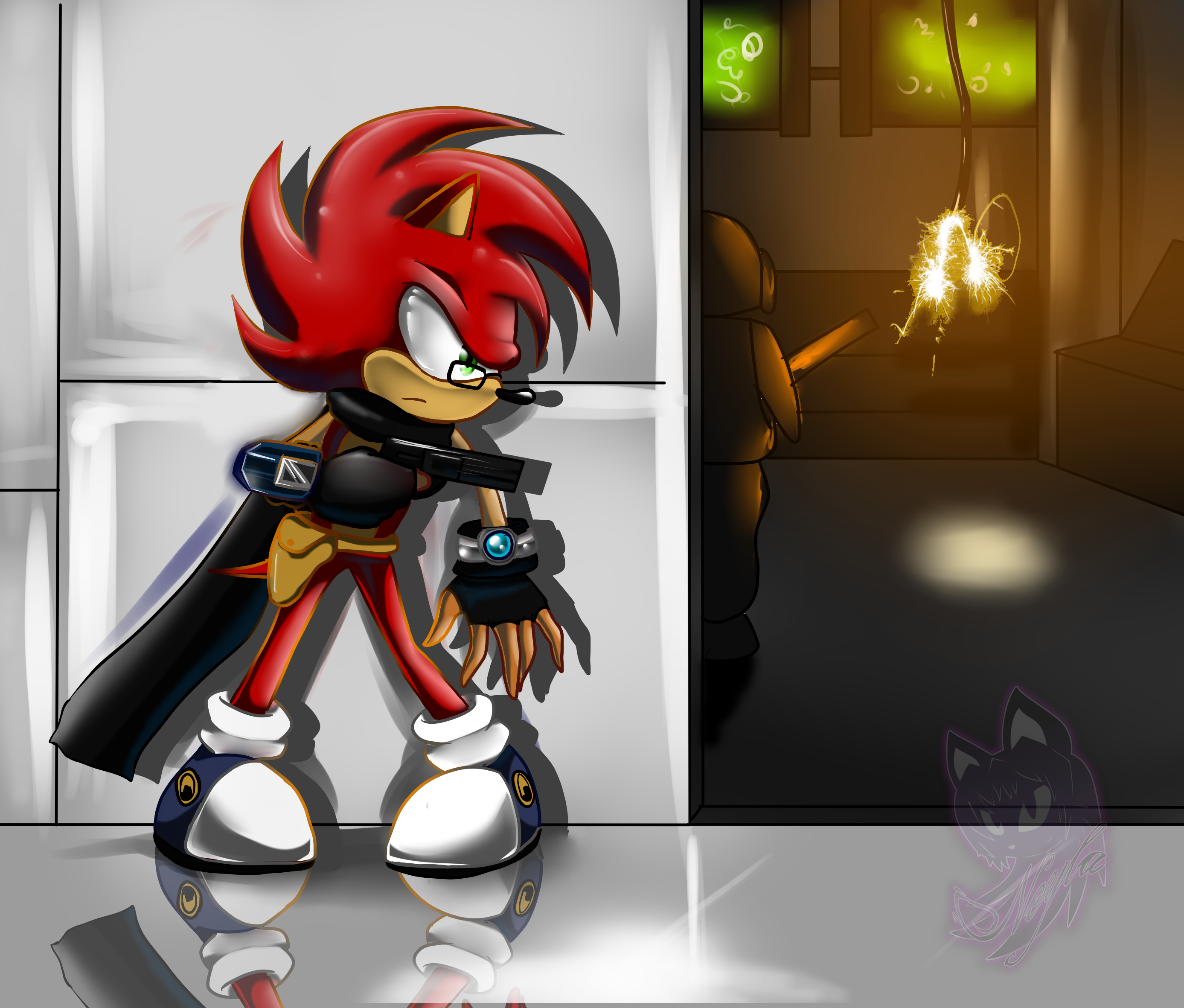 COMISSION: Ronic the hedgehog