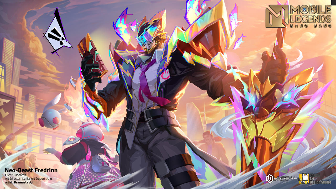 Splash Color Neobeast MLBB fredrinn neobeast by BramastaAji on DeviantArt