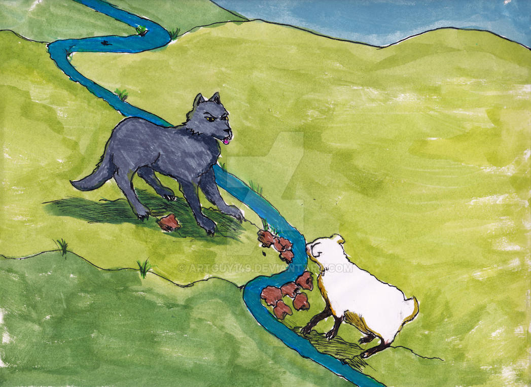 The Wolf and the Lamb by Artguy149 on DeviantArt