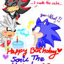Tegaki E - Sonic's cake