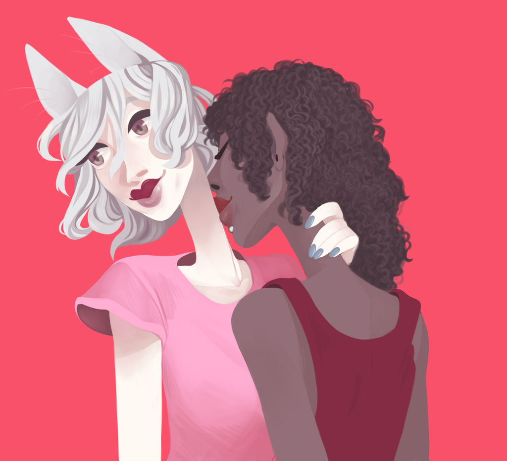 Neck Kisses by maachaan on DeviantArt