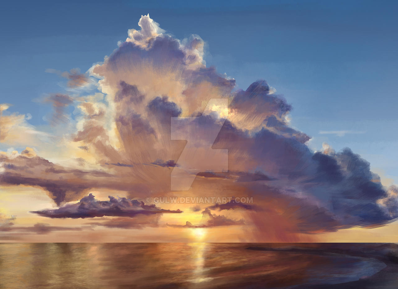 Sunset Study Sunset study by Gulw on DeviantArt