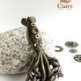 Steampunk Squid Brooch