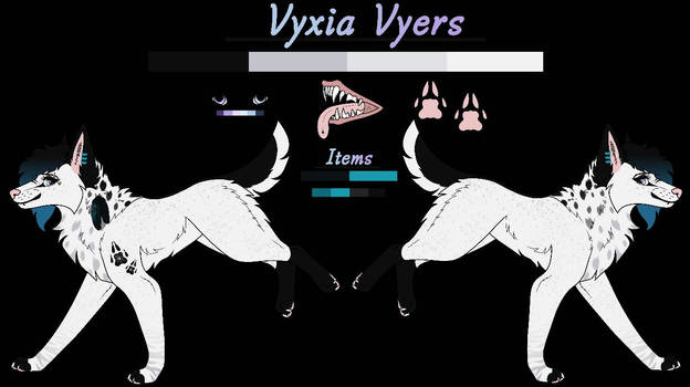{ Personal } Vyxia Vyers - Fursona Reference