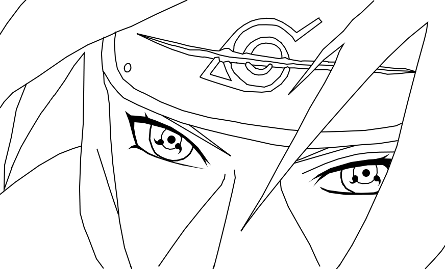 Itachi Uchiha Lineart By 3spn4life On Deviantart