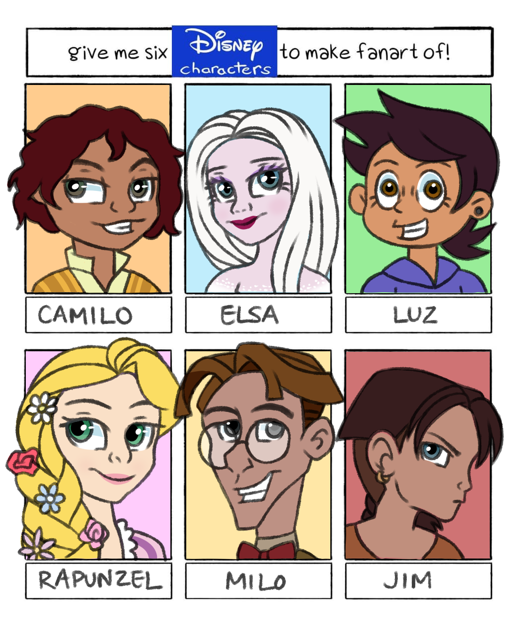 Disney Random Deviantart Disney Fanart Meme by Andreaigaku on DeviantArt