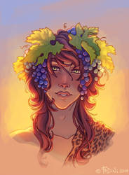 Dionysus portrait by Fedini