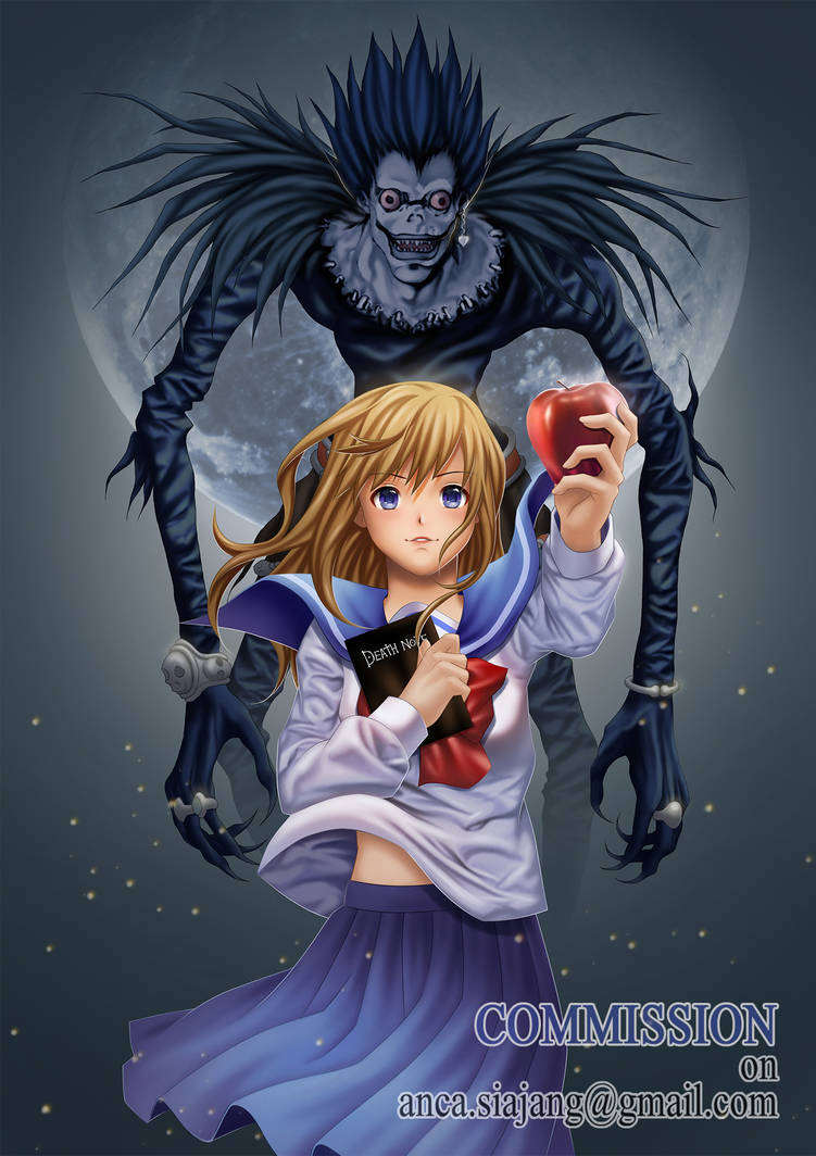 COMMISSION : CROSSOVER DEATH NOTE by Miyancaoi on DeviantArt