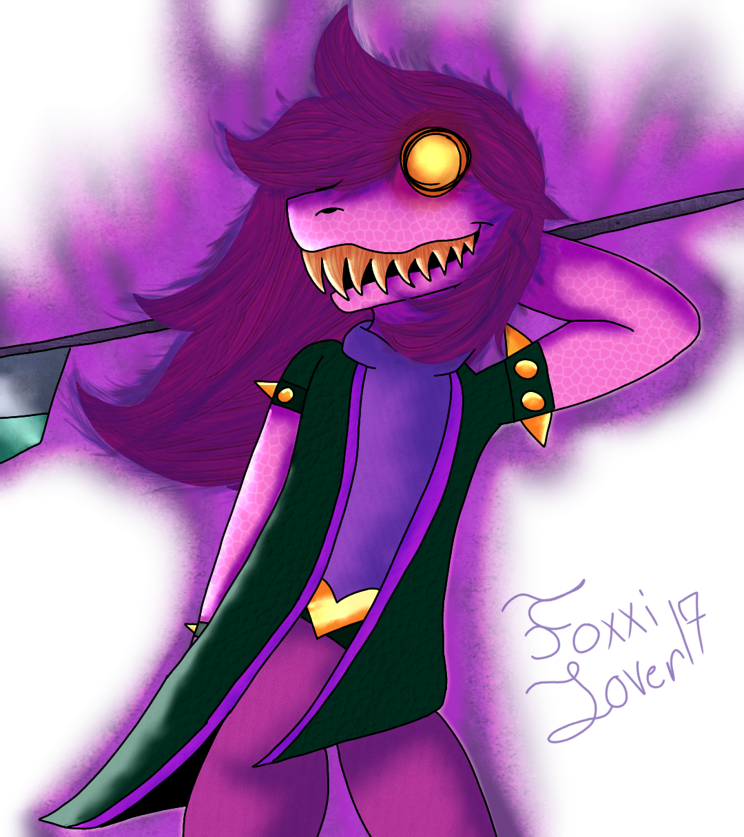 ( Deltarune ) Susie ( texture test )