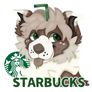 Starbucks fursona badge 