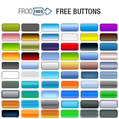 60 Gradient Buttons PSD