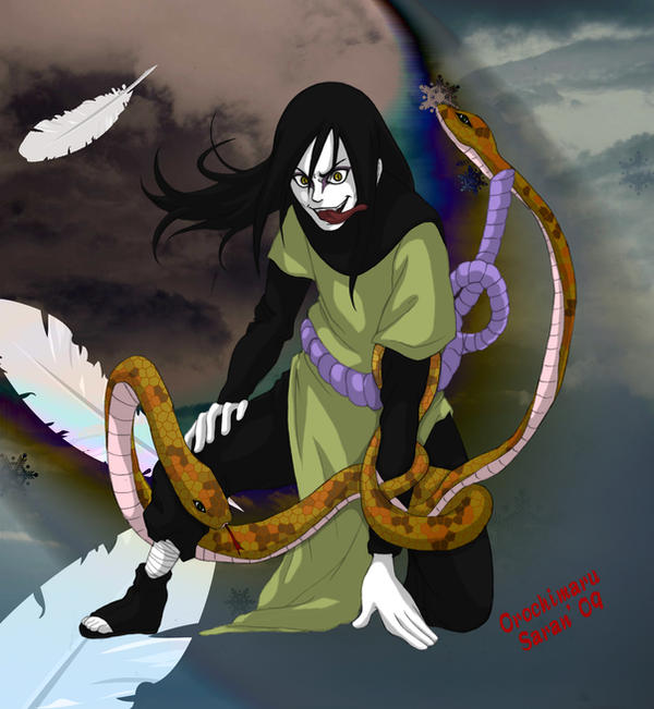 Orochimaru with Snakes