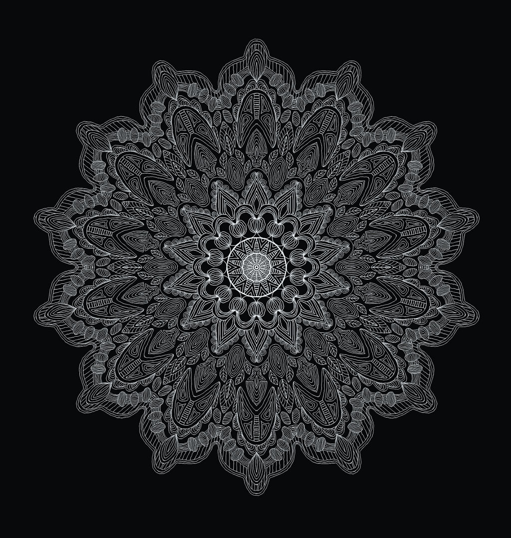 Black Beauty Mandala