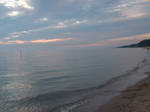 Lake Michigan at Sunset by RoseOfPhantom