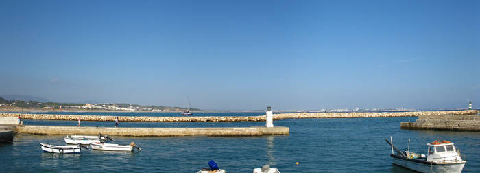 Port and beach of Lagos