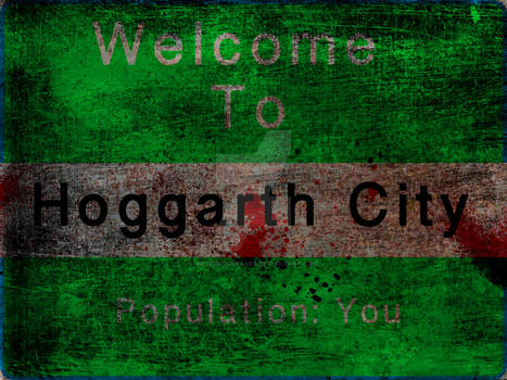 Hoggarth City Sign