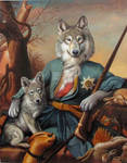 The Hunting Lesson (Copyright V.Leonard 2011) by sololupo