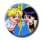 Rei and Usagi blll XD Pin Button