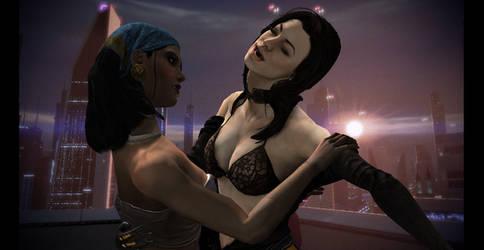 Isabela showing Miranda a good time