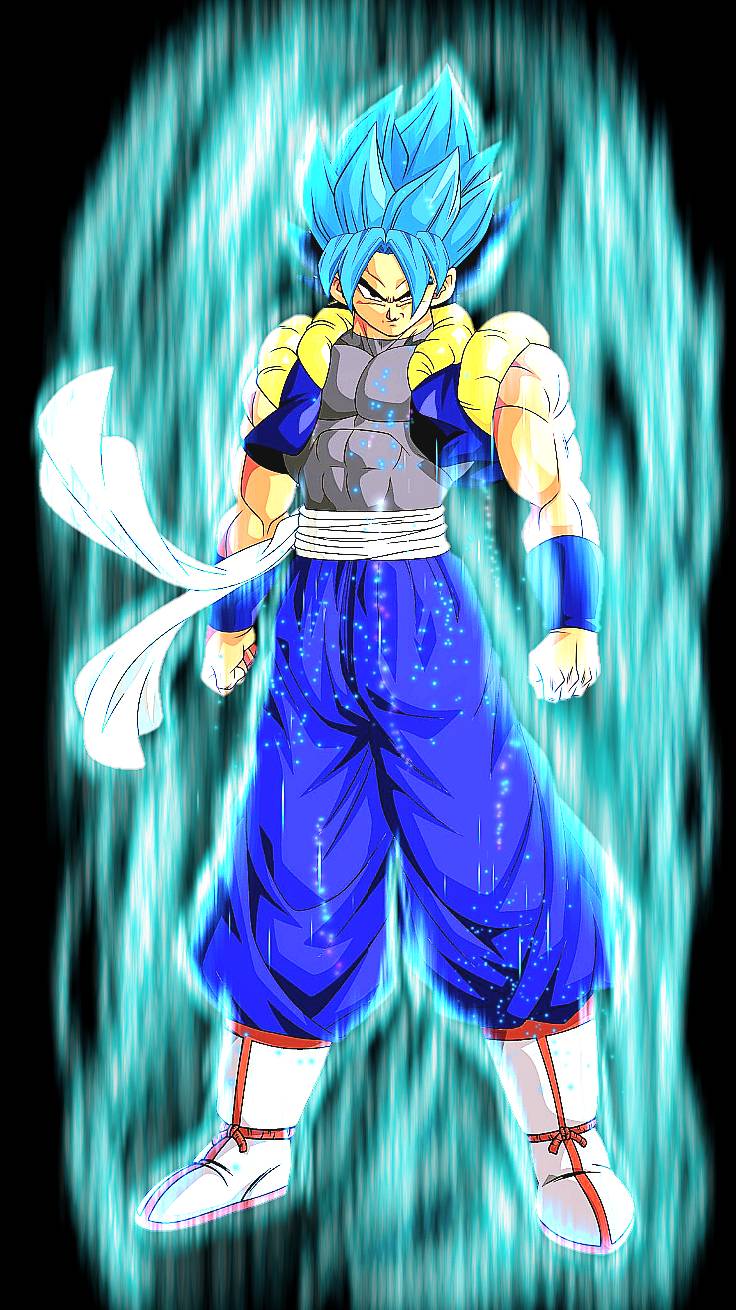 Universal Super Saiyan Blue Goku w/ Aura by BlackFlim on DeviantArt