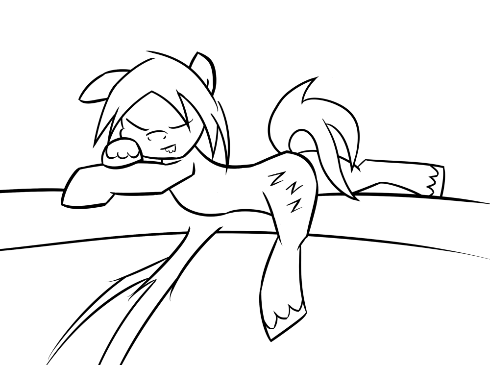 Atg7-A Pony Laying by sehtkmet