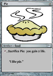 Pie magic the gathering card