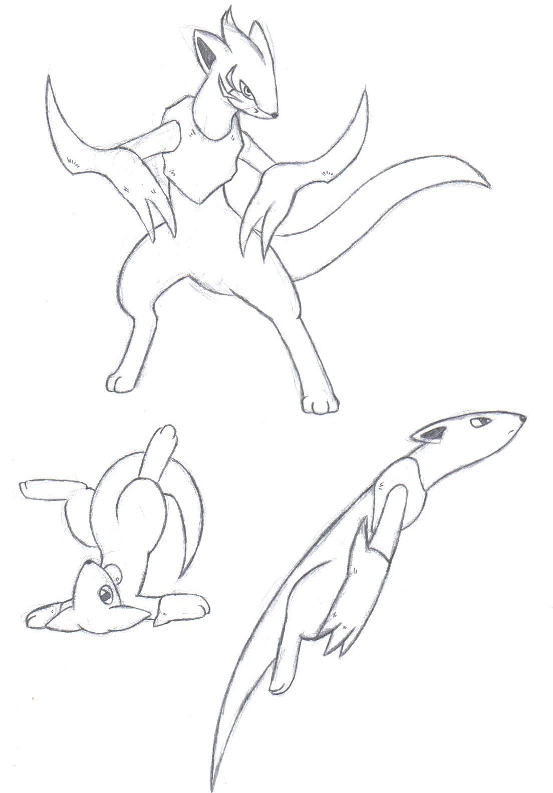 Pokemon Black and White Starters (Fake) 