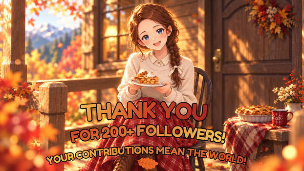 Thank you for 200+ followers!